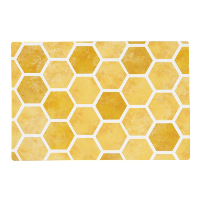 Modern kitchen honeycomb Placemat (Front)