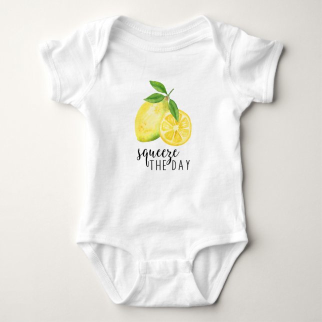 MODERN KITCHEN LEMON PUN BABY BODYSUIT (Front)
