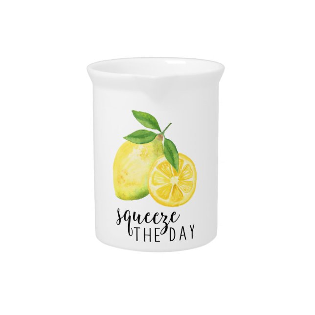 MODERN KITCHEN LEMON PUN BEVERAGE PITCHER (Front)
