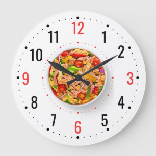 Modern Kitchen & Restaurant Decor - Unique Analog Large Clock