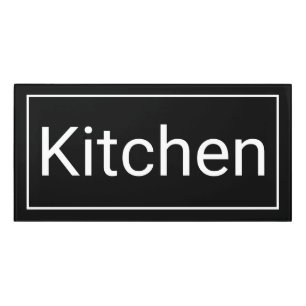 Modern Kitchen Vacation Rental Sign