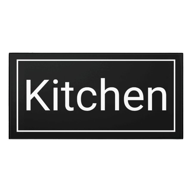 Modern Kitchen Vacation Rental Sign (Classic Front)
