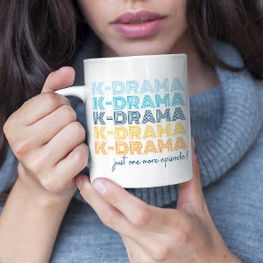Modern Korean Drama Lover Custom Name Coffee Mug