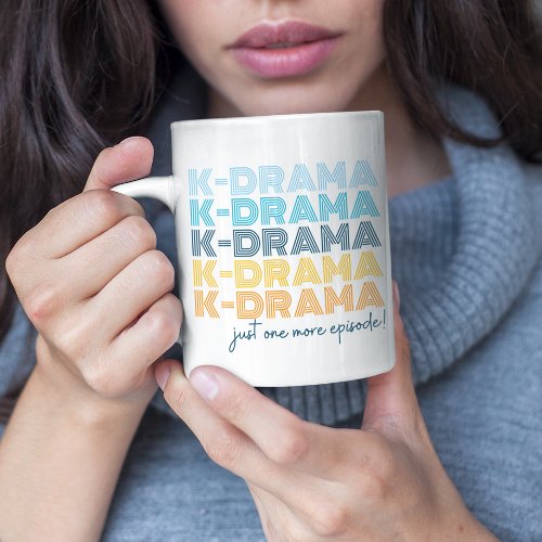 Modern Korean Drama Lover Custom Name Coffee Mug