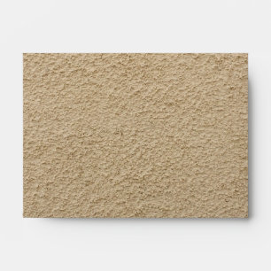 Modern Kraft Paper Look Rustic Wedding RSVP Envelope