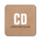 Modern Kraft Paper (printed) White Bold Monogram