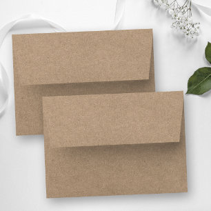 Modern Kraft Style Envelope