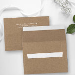 Modern Kraft Style Wedding Addressed Envelope<br><div class="desc">Modern Kraft Style Wedding Envelope - Invitation and Thank You Cards</div>