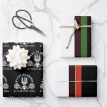 Modern Kwanzaa Wrapping Paper Sheets