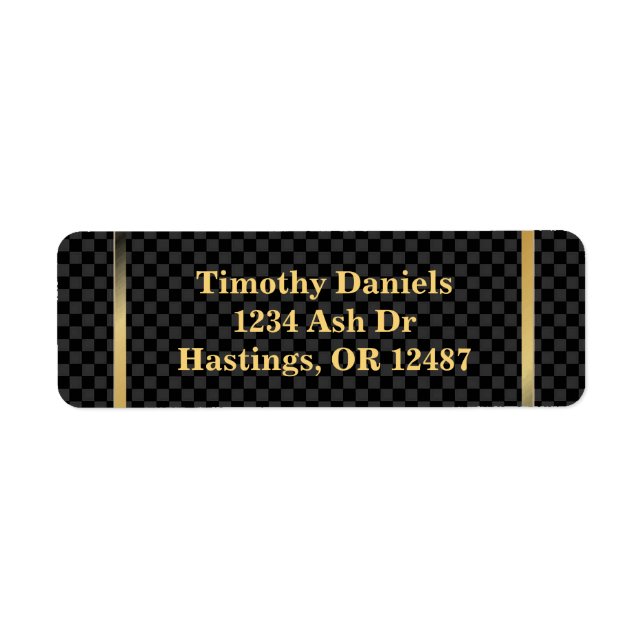 Modern Label (Front)
