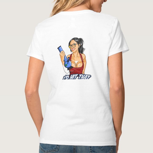 Modern Lady T-shirt with New Style (Back)