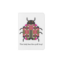 Modern Ladybug Quilt Pattern Passport Holder