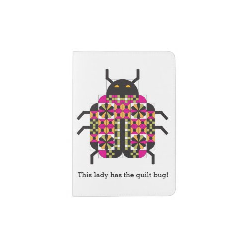 Modern Ladybug Quilt Pattern Passport Holder