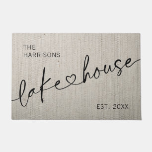 Modern Lake House Doormat