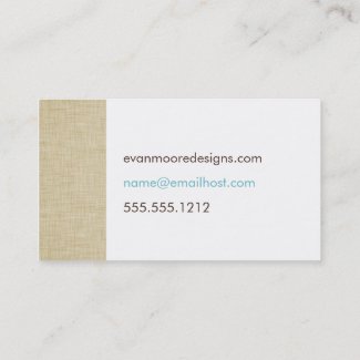 Modern Lamp Home Staging Business Card
