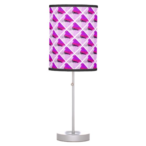 Modern lamp in rave purple