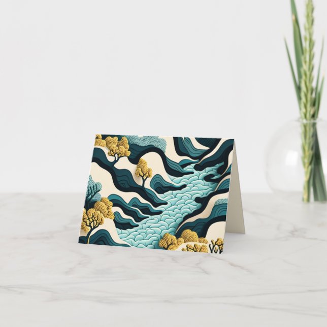 Modern Landscape Card (Front)