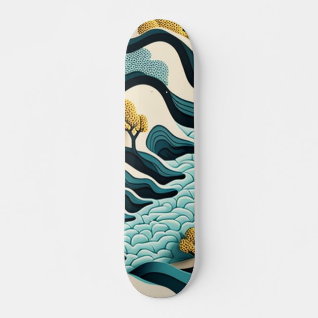 Modern Landscape Skateboard (Front)