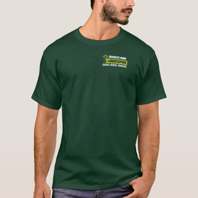 Modern Landscaping Dark Colors T-Shirt (Front)