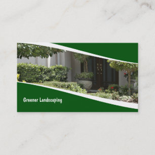 Modern Landscaping Design Business Card