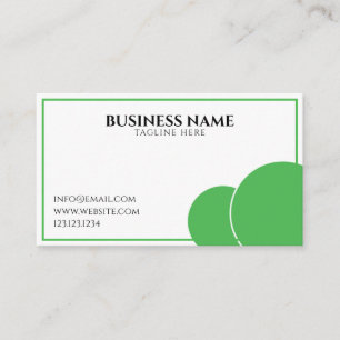 Modern Landscaping Green Grass Cutting Lawn Care Business Card