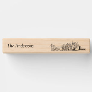 Modern Las Vegas Wedding Guestbook Lawn Game Topple Tower