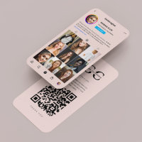 Modern Lashes Makeup Artist Instagram Grid Pink Business Card