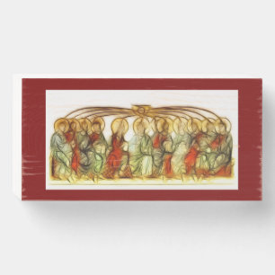MODERN LAST SUPPER WOOD PLAQUE