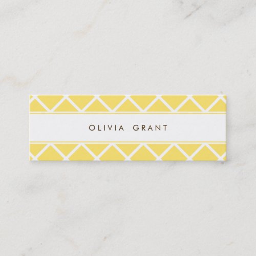 Modern Lattice Skinny Calling Card