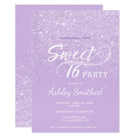 Sweet Sixteen Invitations Under $1 9