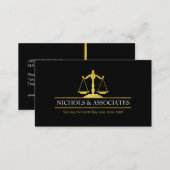 Modern Law Business Cards (Front/Back)