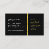 Modern Law Business Cards (Back)