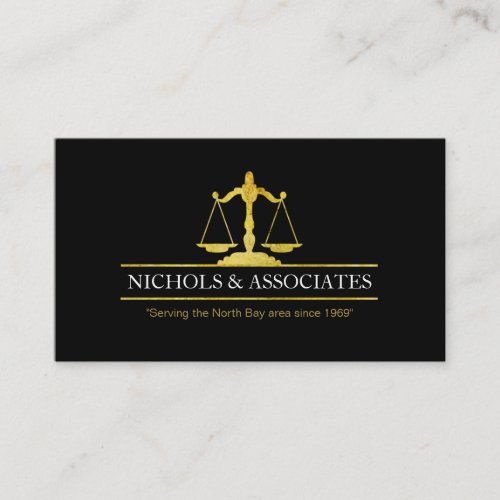 Modern Law Business Cards
