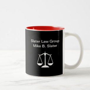 Modern Law Office Two-Tone Coffee Mug