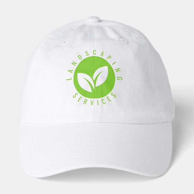 Modern Lawn Care Landscaping Business Hat (Front)