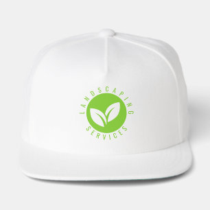 Modern Lawn Care Landscaping Business Snap Back Hat