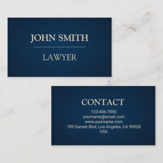 Modern Lawyer Business Card