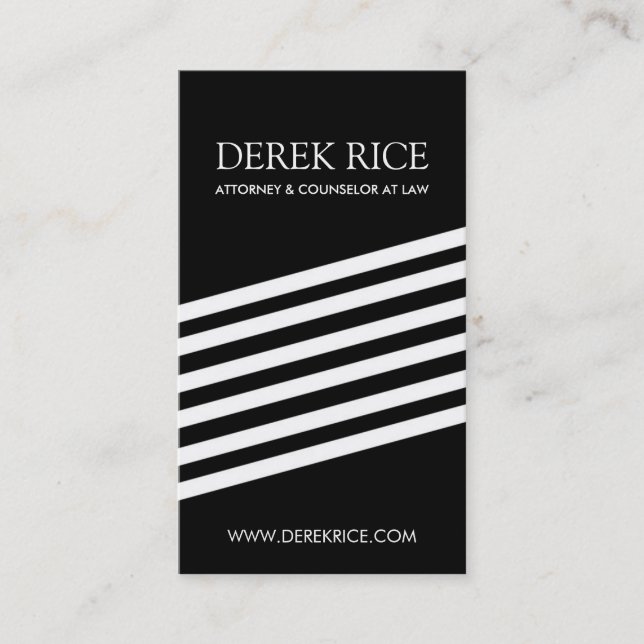 Modern Lawyer Business Cards (Front)