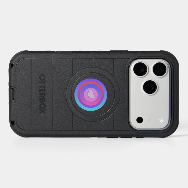 Modern Layered Abstract Leaf iPhone 17 Pro Max Cas Case (Back Horizontal)