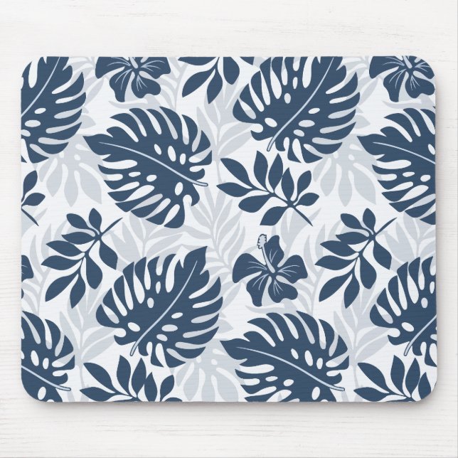 Modern leaf pattern mouse pad (Front)