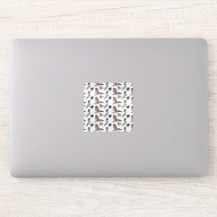 Modern Leaf Pattern Sticker