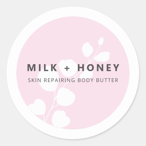 Modern Leaf Pink Product Labels