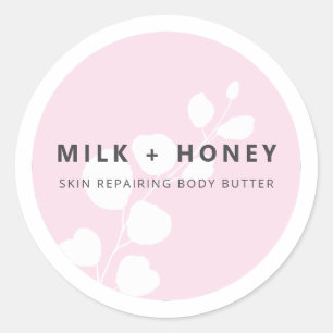 Modern Leaf Pink Product Labels