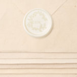 Modern Leafy Crest Monogram Wedding Wax Seal Sticker<br><div class="desc">Introducing our Modern Leafy Crest Monogram Wedding Round Sticker - the perfect way to add a touch of elegance and sophistication to your wedding invitations. This stunning Wax Seal Sticker features a hand drawn leafy wreath encircling a modern monogram, personalized in elegant typography. It's trimmed in a delicate frame for...</div>