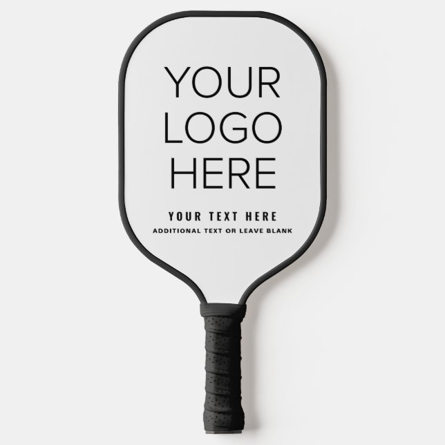 Modern League Club Team Business Logo Pickleball Paddle (Front)