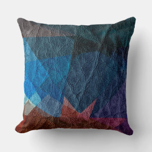 Modern Leather #2 Throw Pillow