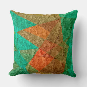 Modern Leather #6 Throw Pillow