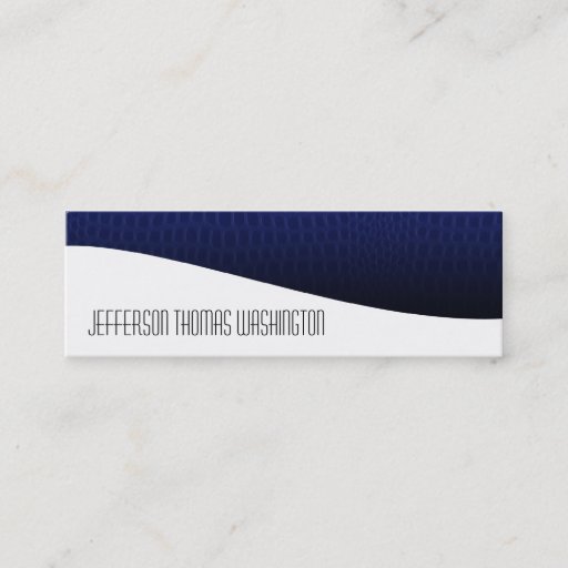Customizable Modern Leather Professional Slim Business Cards