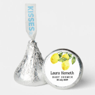 Modern Lemon Branch Baby Shower Hershey®'s Kisses®
