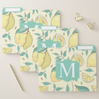 Modern Lemon Citrus Summer yellow Personalised  Fi